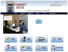 Tablet Screenshot of godfrey.org